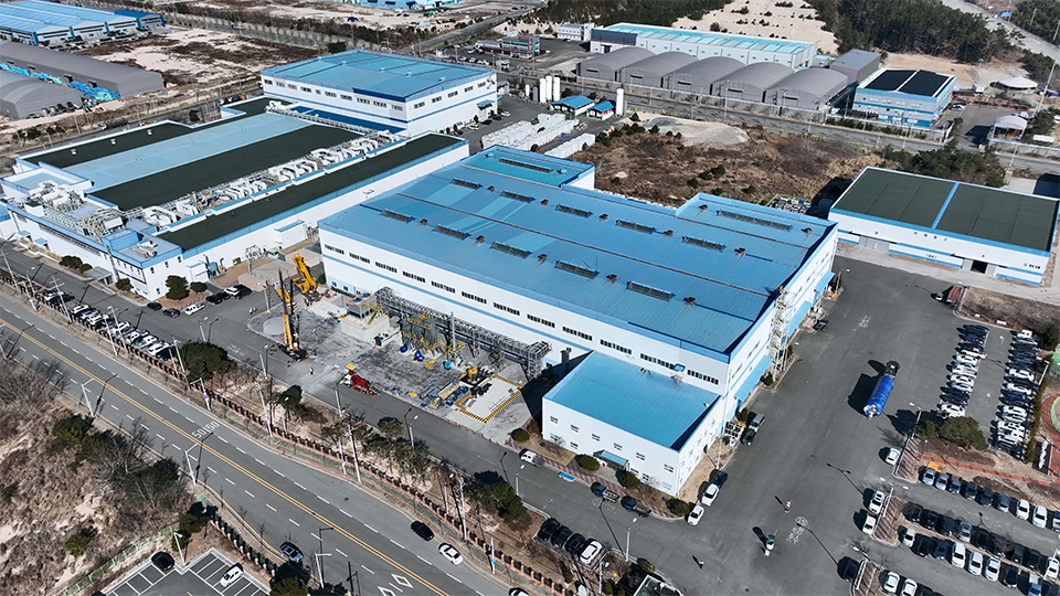 浦项制铁新建电池硅材料工厂